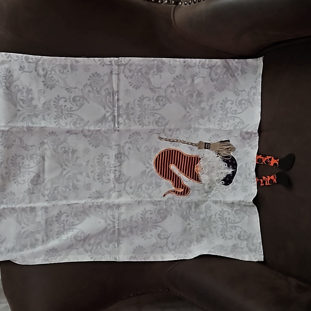 Witch Crafters Halloween Kitchen Towel Cotton Tea Towel